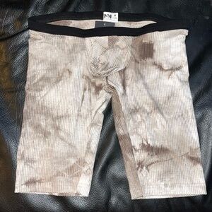 N2N Tie Dyed Rib Biker Smokey Grey Large